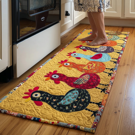Whimsy Roosters Runner Rug GFTONT3999