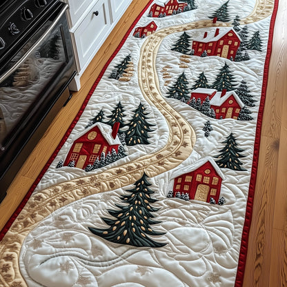 Snowy Village Runner Rug GFTONT4023