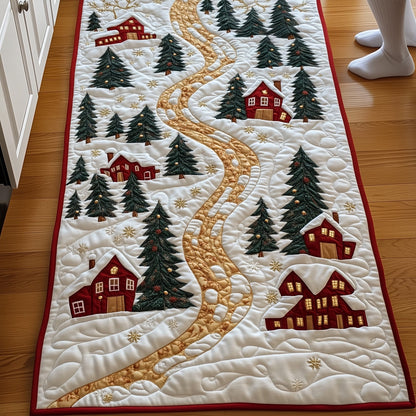 Snowy Village Runner Rug GFTONT4024