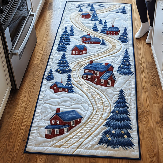 Snowy Town Runner Rug GFTONT4026