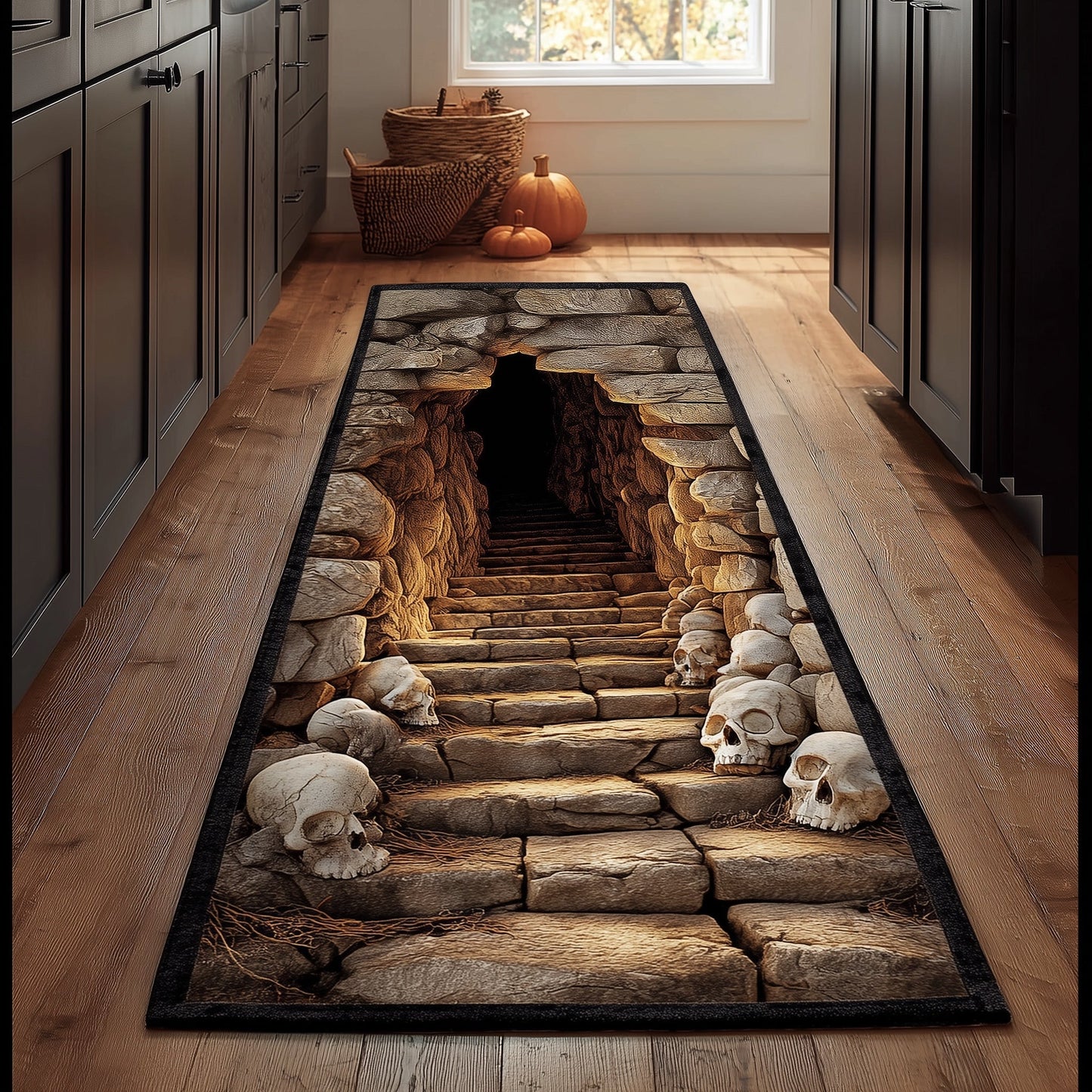 Skull Tunnel Runner Rug GFTONT4110