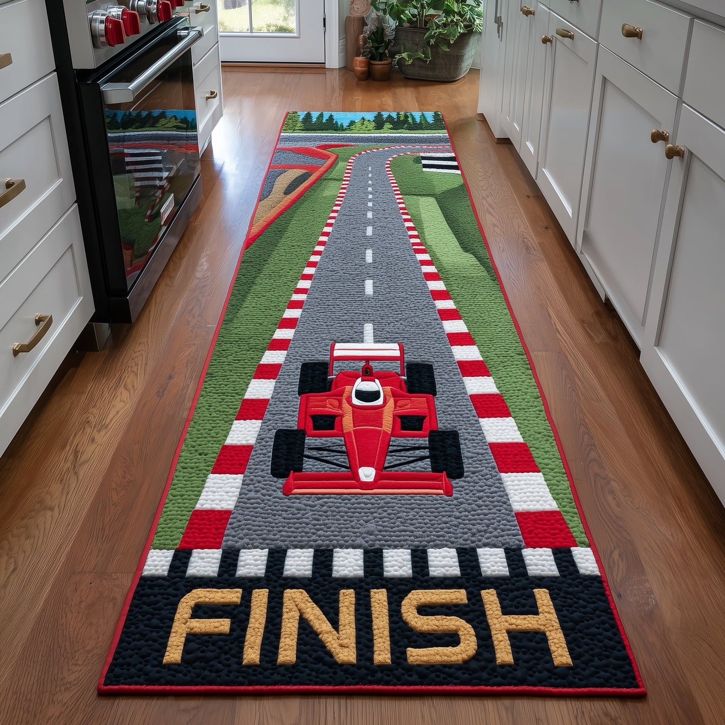 Racing Track Runner Rug GFTONT4128