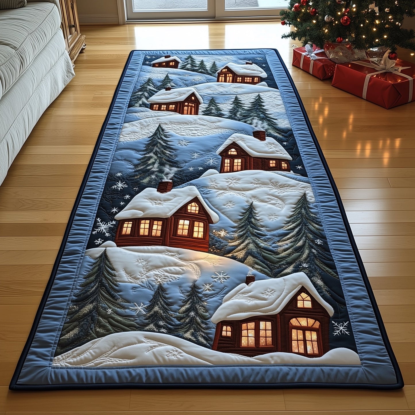 Cozy Christmas Runner Rug GFTONT4137