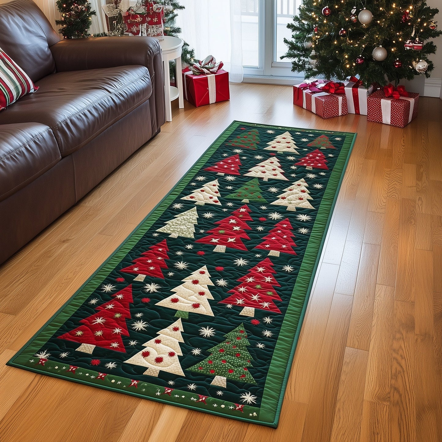 Christmas Evergreen Runner Rug GFTONT4139
