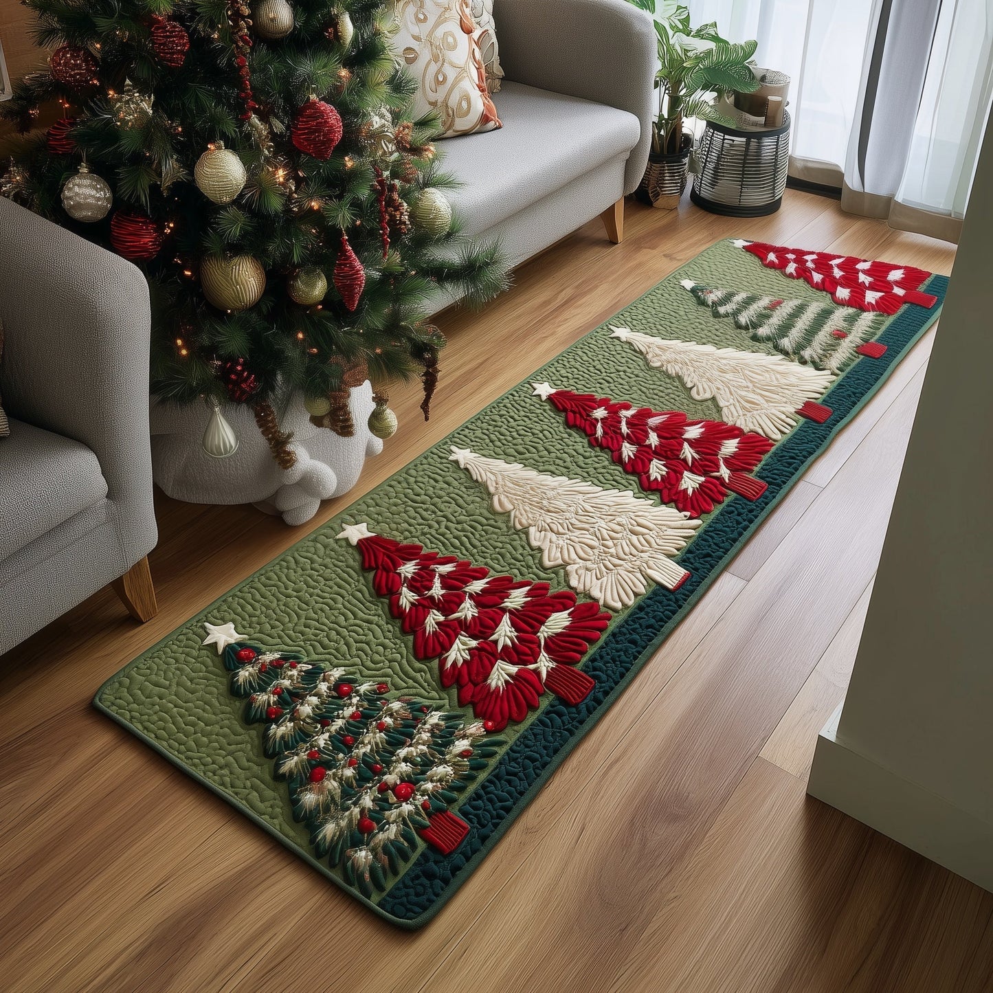 Yuletide Evergreen Runner Rug GFTONT4143