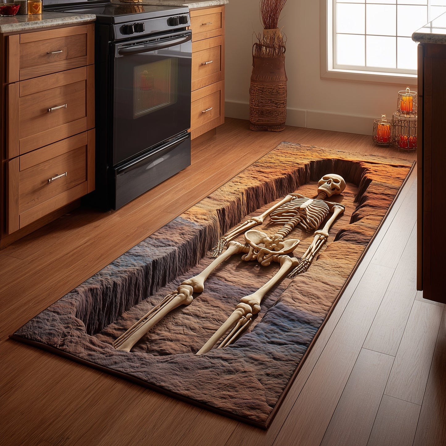 Forgotten Skeleton Runner Rug GFTONT4145