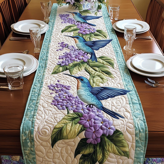 Humming Bird Bloom Quilted Table Runner GFTONT416