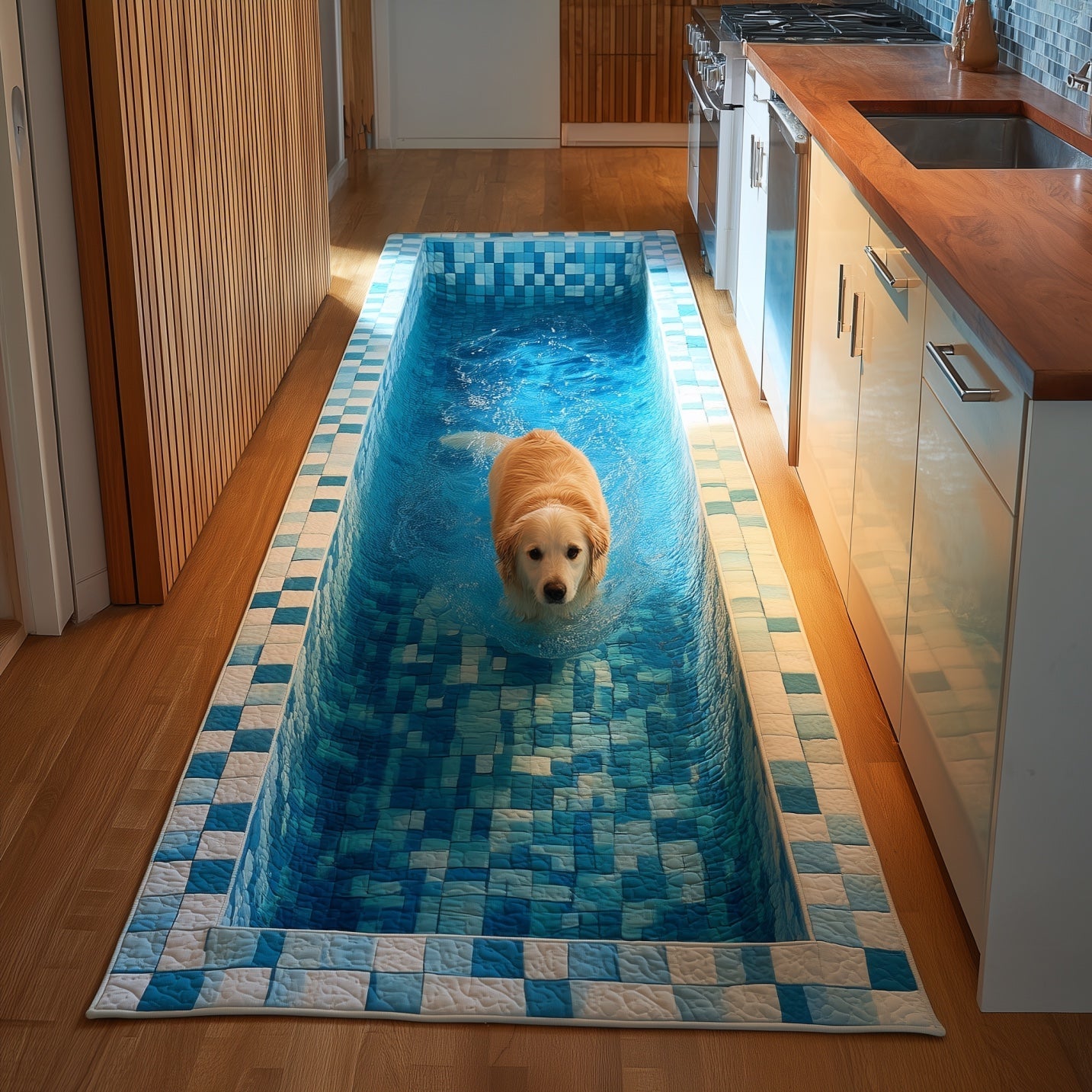Puppy Pool Runner Rug GFTONT4175