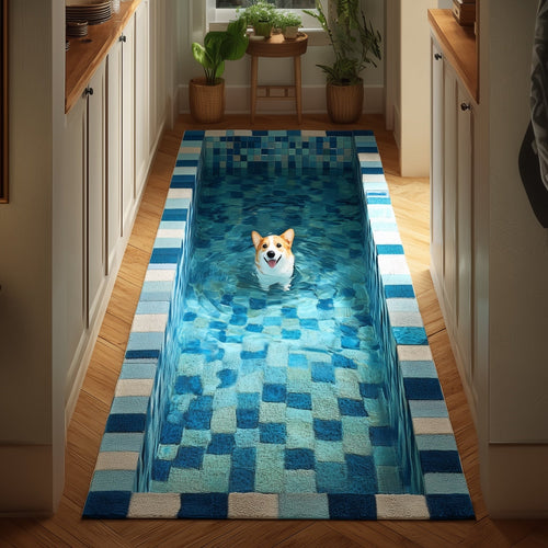 Puppy Pool Runner Rug GFTONT4176