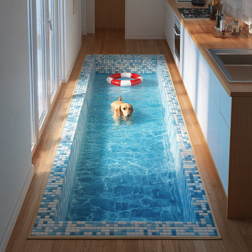 Puppy Pool Runner Rug GFTONT4177