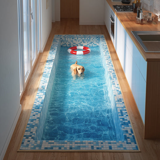 Puppy Pool Runner Rug GFTONT4177