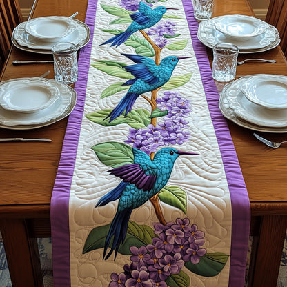 Humming Bird Bloom Quilted Table Runner GFTONT417