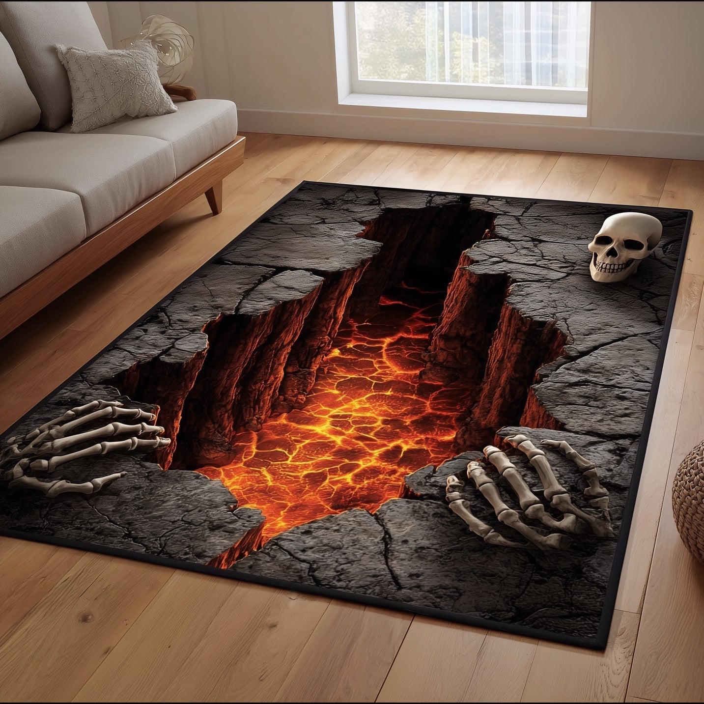 Cryptic Cracks Area Rug GFTONT4181