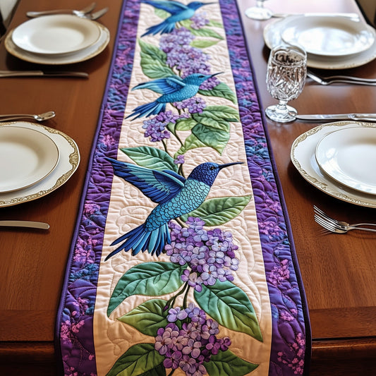 Humming Bird Bloom Quilted Table Runner GFTONT419