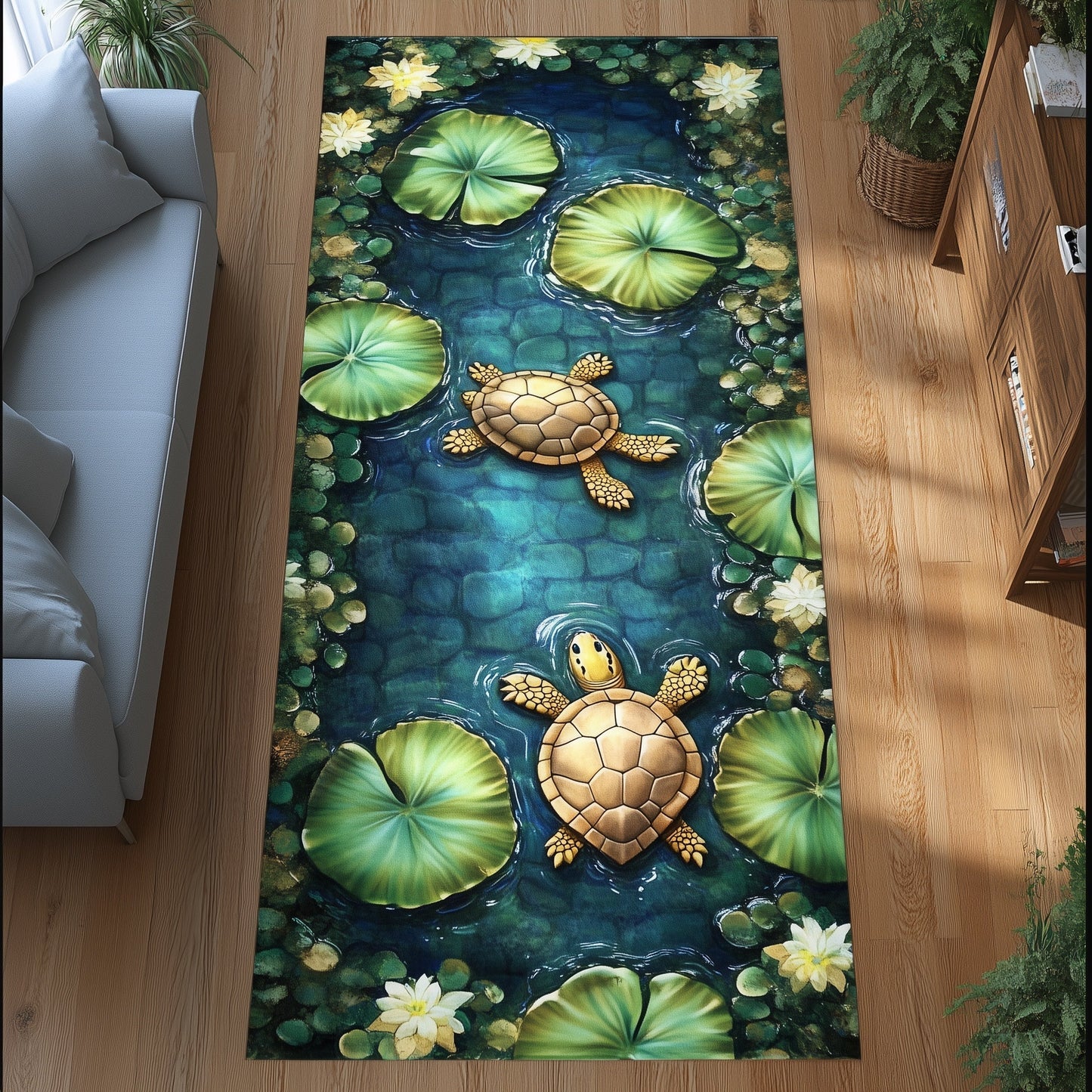 Turtle Charm Runner Rug GFTONT4206
