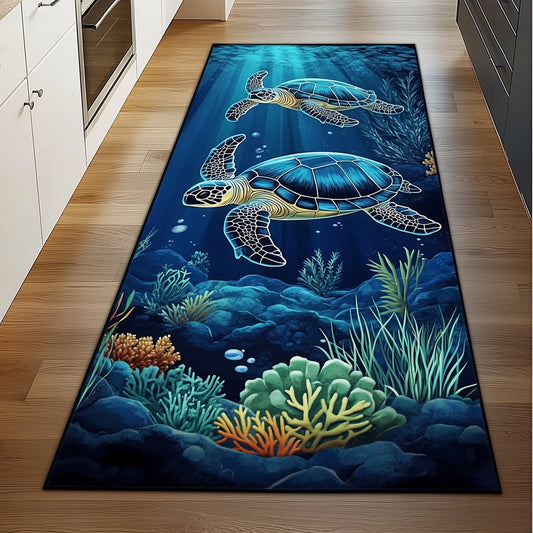 Sea Turtle Runner Rug GFTONT4218