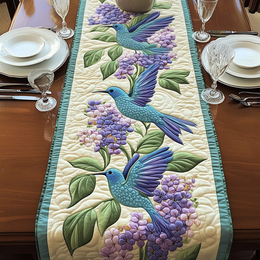 Humming Bird Bloom Quilted Table Runner GFTONT422