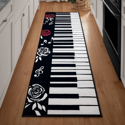Piano Keyboards Runner Rug GFTONT4231
