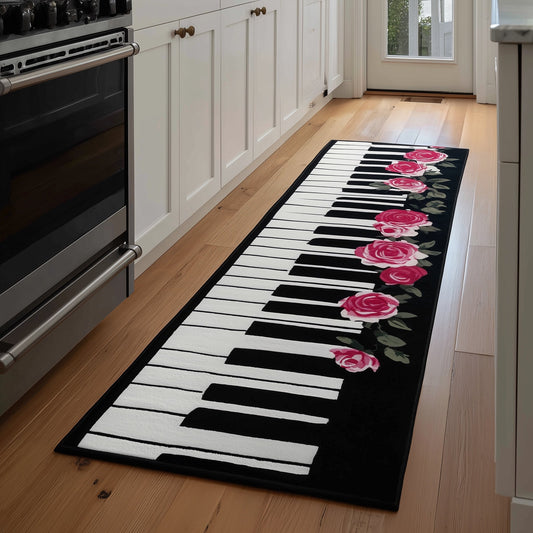 Piano Keyboards Runner Rug GFTONT4232