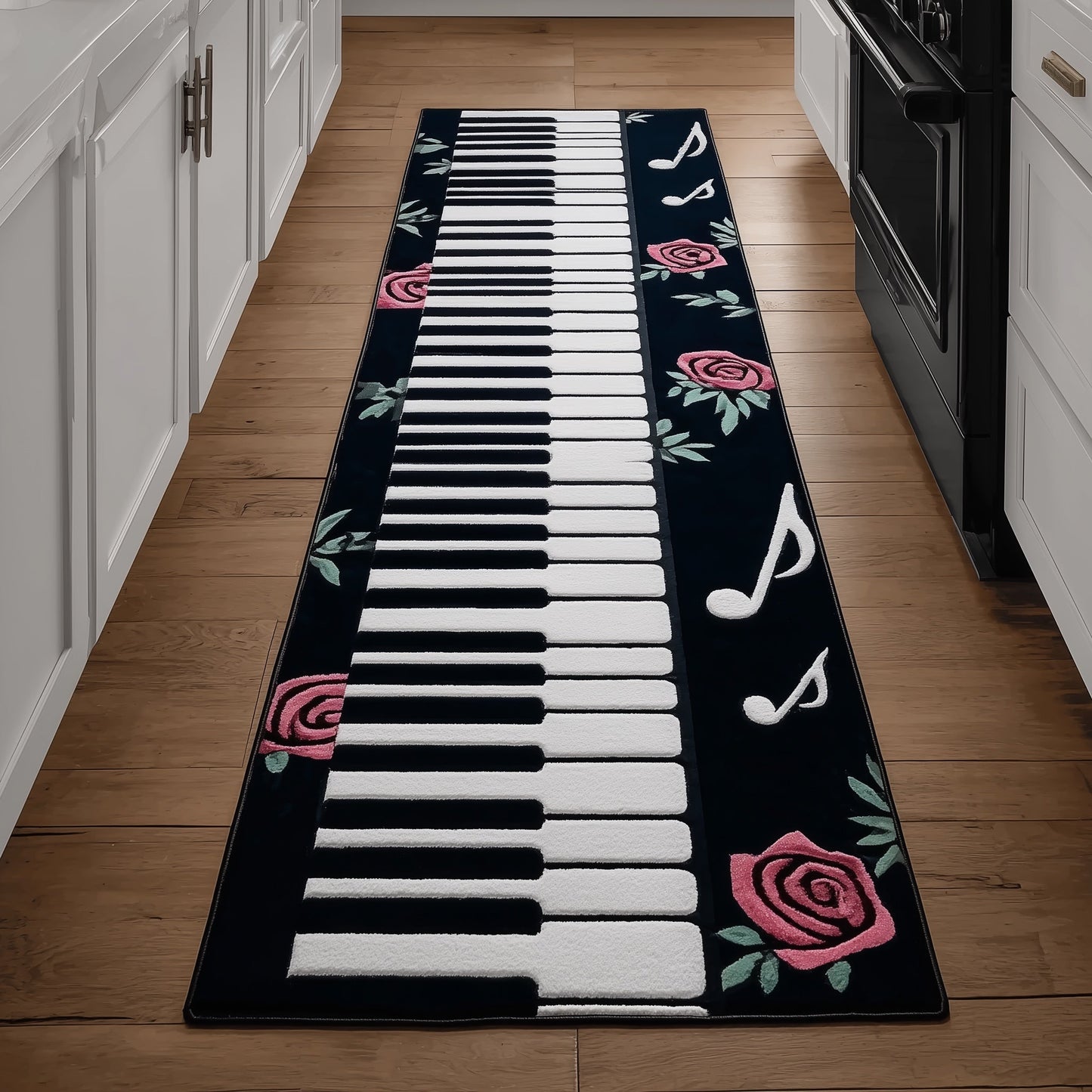 Piano Harmony Runner Rug GFTONT4233