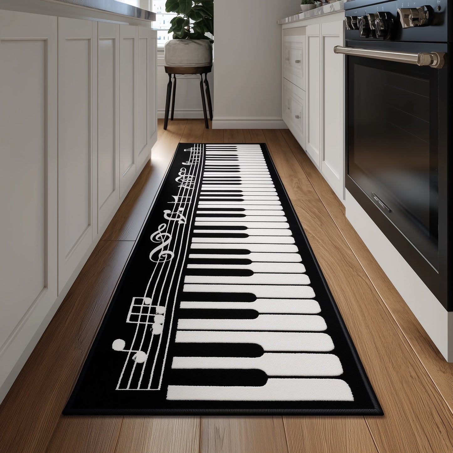 Piano Harmony Runner Rug GFTONT4234