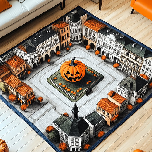 Haunted Town Area Rug GFTONT4237