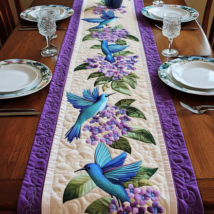 Humming Bird Bloom Quilted Table Runner GFTONT423