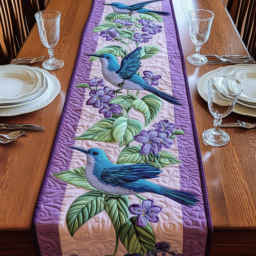 Humming Bird Bloom Quilted Table Runner GFTONT424