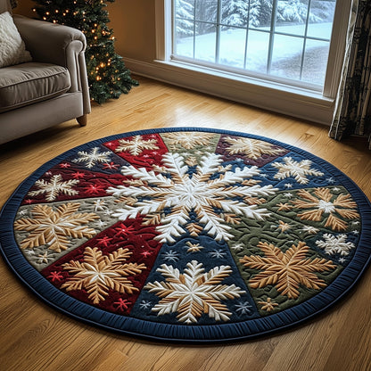 Christmas Charm Quilted Round Mat GFTONT4262