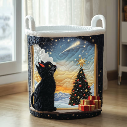 Cozy Xmas Night Quilted Laundry Basket GFTONT4268