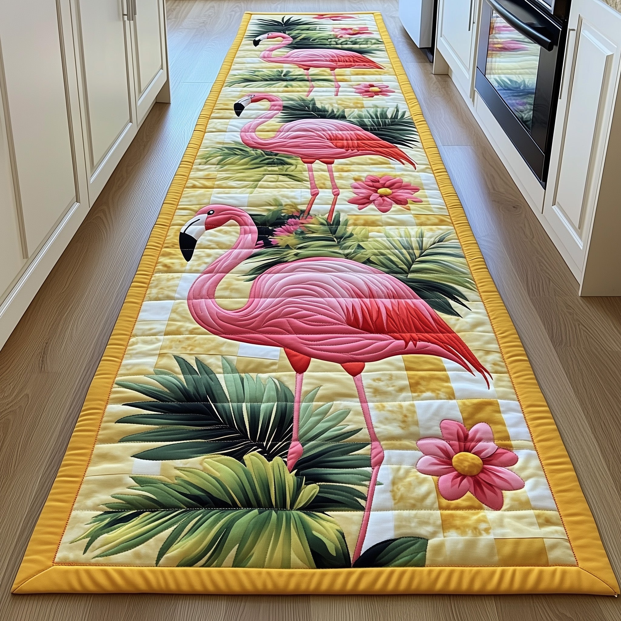 Tropical Flamingo Runner Rug GFTONT4274 – Patchique Store