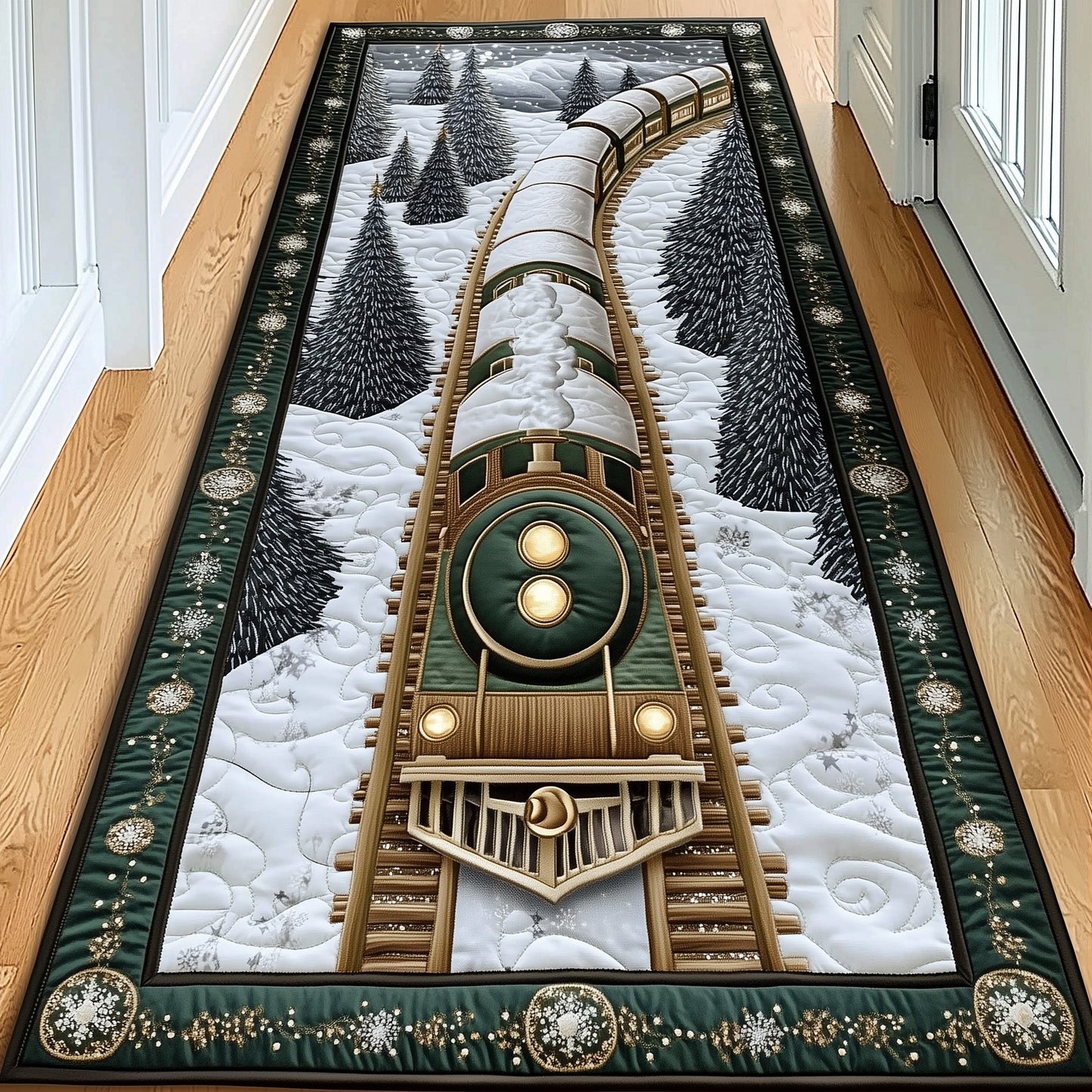 Yuletide Railway Runner Rug GFTONT4282