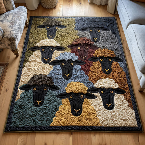 Whimsical Sheep Area Rug GFTONT4304