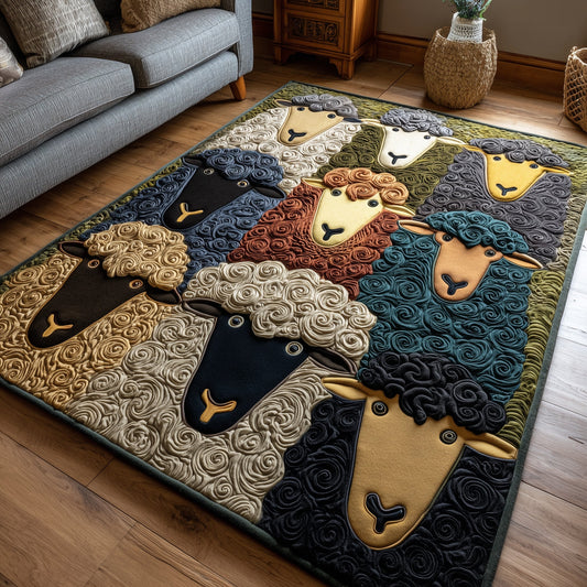 Whimsical Sheep Area Rug GFTONT4305
