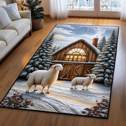 Sheep Farmhouse Area Rug GFTONT4312