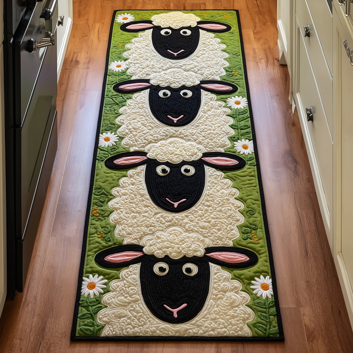 Whimsical Sheeps Runner Rug GFTONT4313