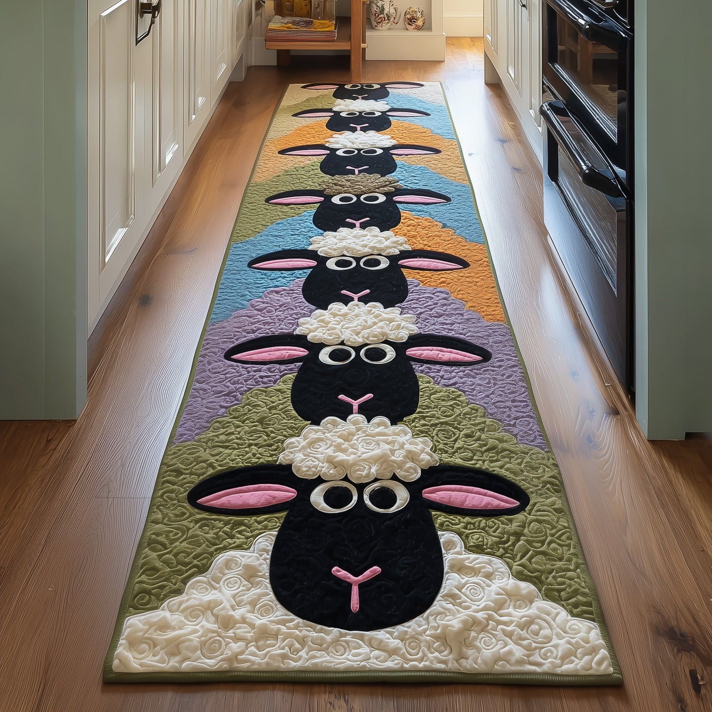 Whimsy Lambs Runner Rug GFTONT4315