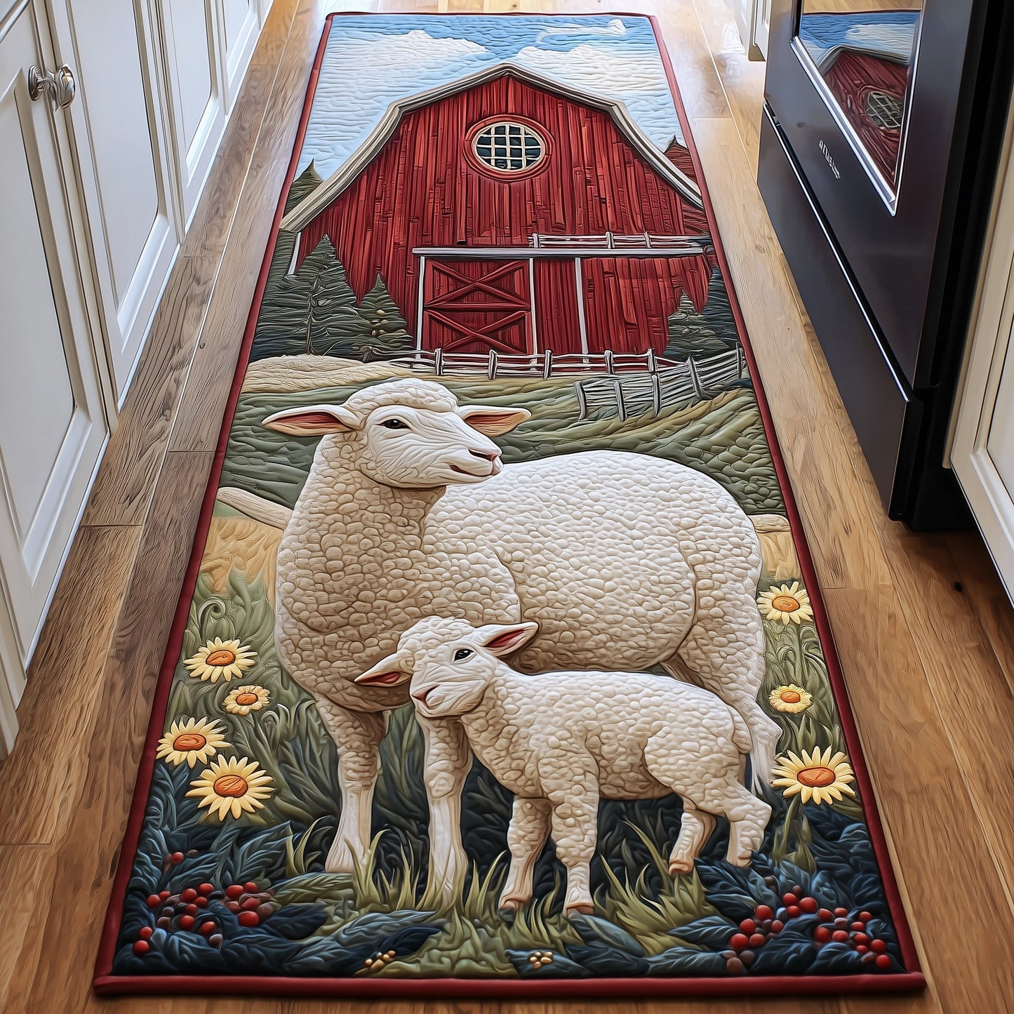 Sheep Haven Runner Rug GFTONT4317