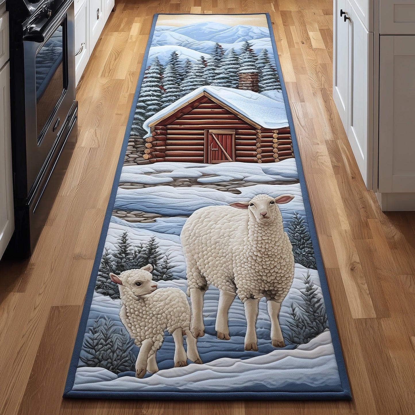 Sheep Haven Runner Rug GFTONT4318