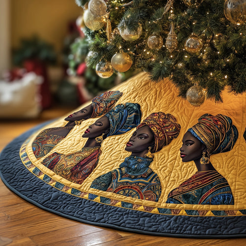 Melanin Queens Quilted Tree Skirt GFTONT4360