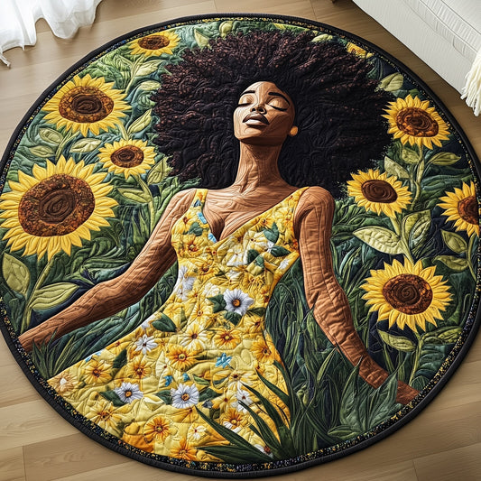 Elegant Peace Quilted Round Mat GFTONT4369