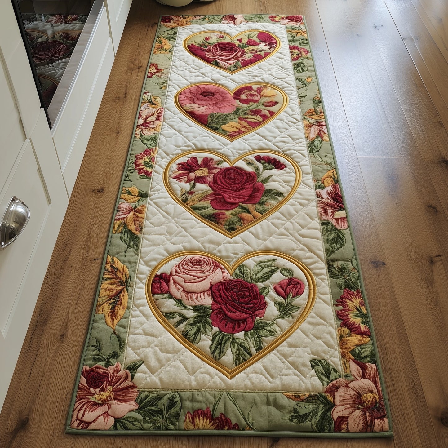 Rustic Roses Runner Rug GFTONT4372