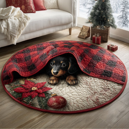Shy Puppy Quilted Round Mat GFTONT4394