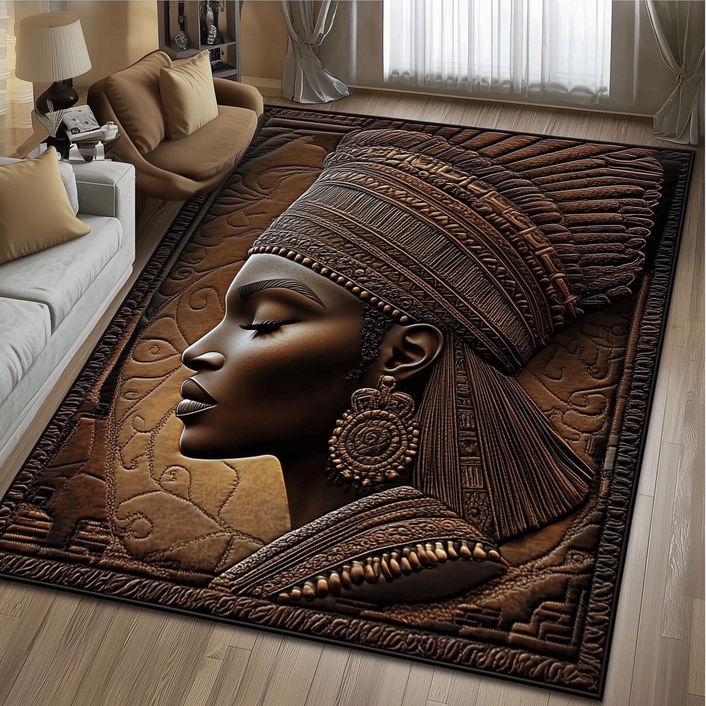 Golden Queen Area Rug GFTONT4412