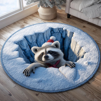 Raccoon Buddy Quilted Round Mat GFTONT4432