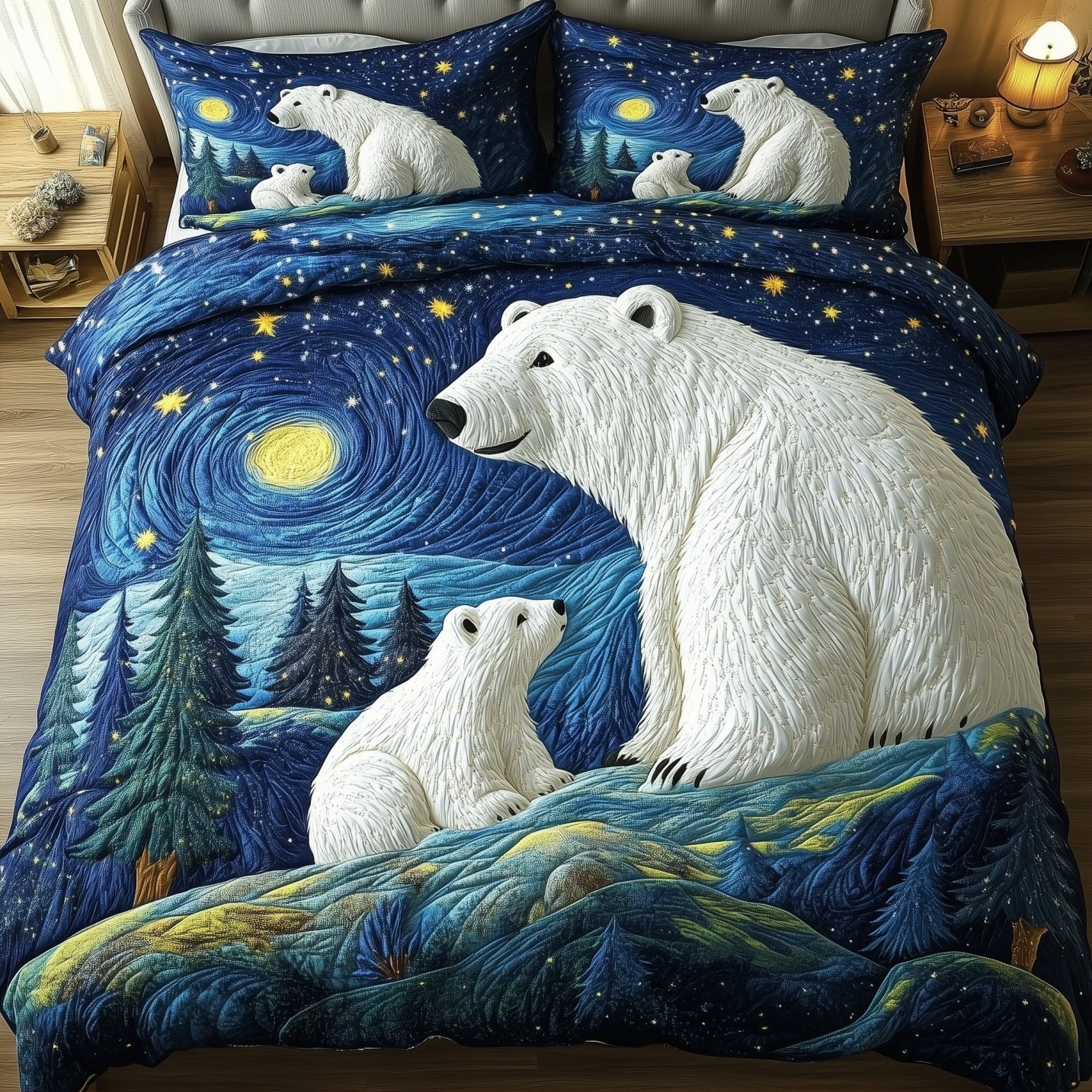 Bear Nights Duvet Cover Set GFTONT4449