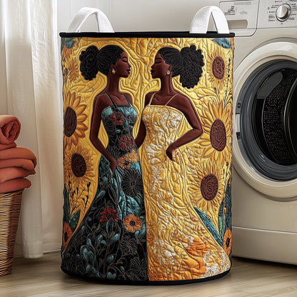 Melanin Quilted Laundry Basket GFTONT4453