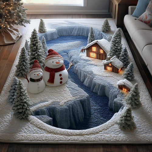 Snowman Village Area Rug GFTONT4464