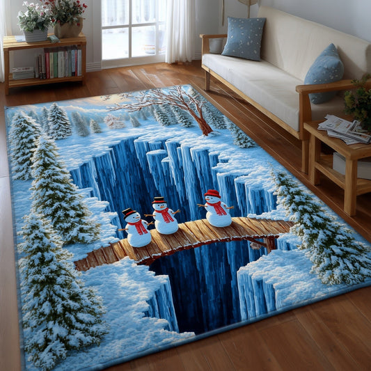 Snowman Village Area Rug GFTONT4465