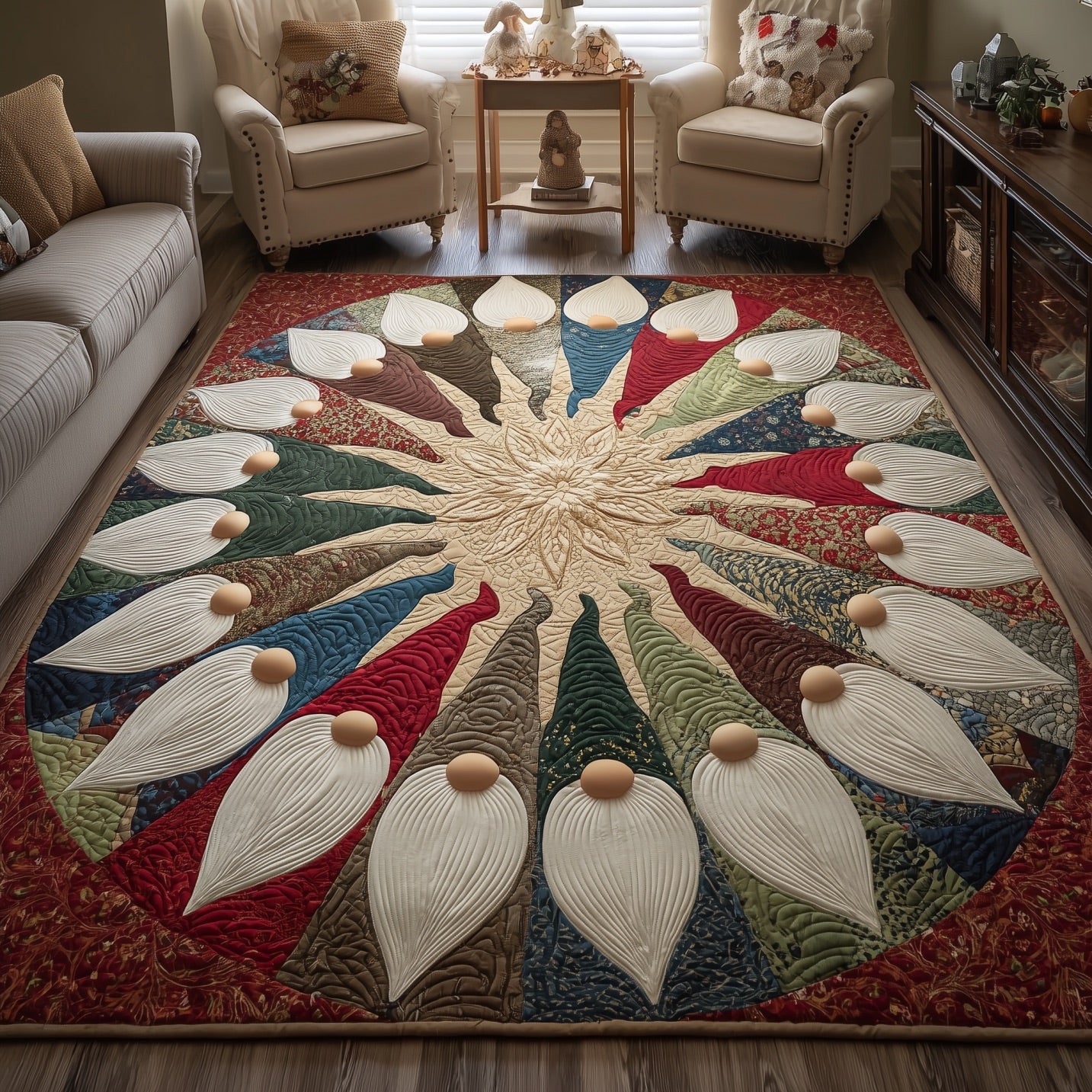 Festive Gnome Area Rug GFTONT4471